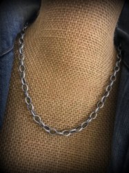 Simple Pewter Chain